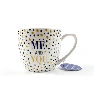 NWT Pimpernel Me And You Harts Mug